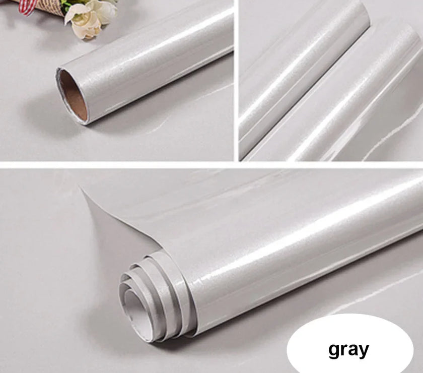 Adhesive Wallpaper Kitchen Cabinet Furniture Wall Sticker Home Decor
