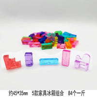 Montessori Light Table Education Toys Open Material Accessories transparent bear dimond Kindergarten Toddler Preschool tooll