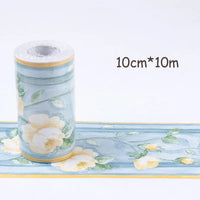 Adhesive Skirting Line Decor Baseboard Corridor Floor Borders Sticker