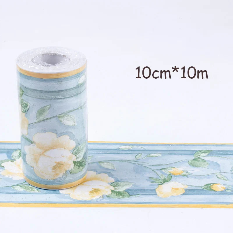 Adhesive Skirting Line Decor Baseboard Corridor Floor Borders Sticker