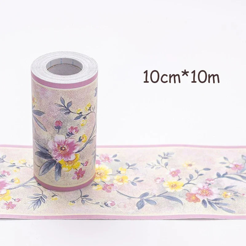 Adhesive Skirting Line Decor Baseboard Corridor Floor Borders Sticker