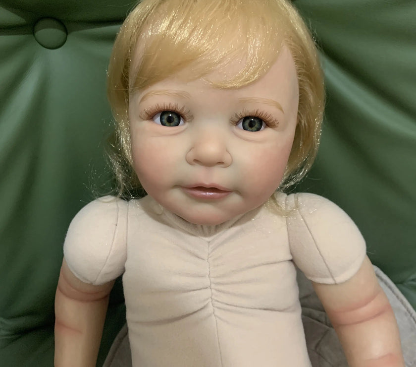 Size 3D Skin Silicone Reborn Girl Baby Doll