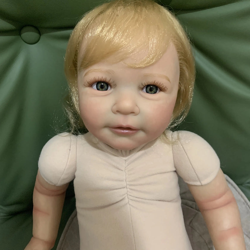 Size 3D Skin Silicone Reborn Girl Baby Doll