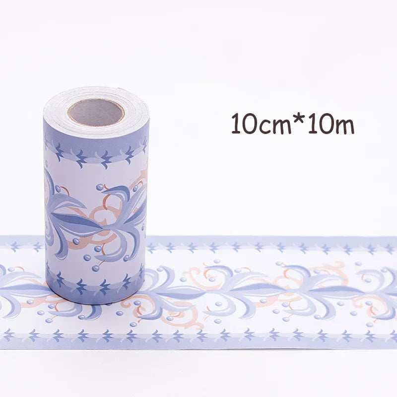 Adhesive Skirting Line Decor Baseboard Corridor Floor Borders Sticker