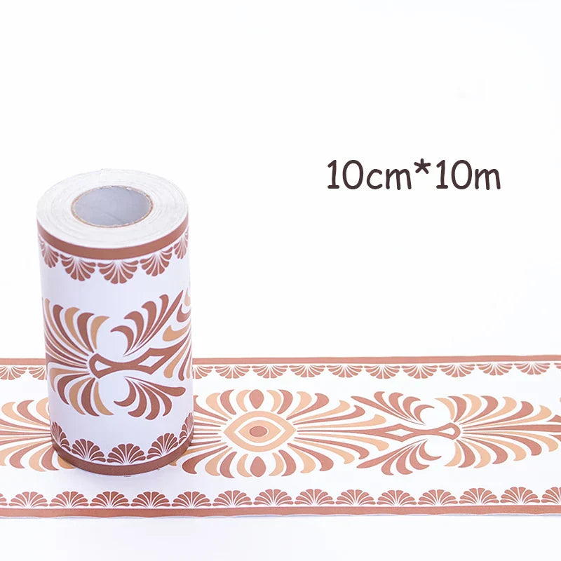 Adhesive Skirting Line Decor Baseboard Corridor Floor Borders Sticker