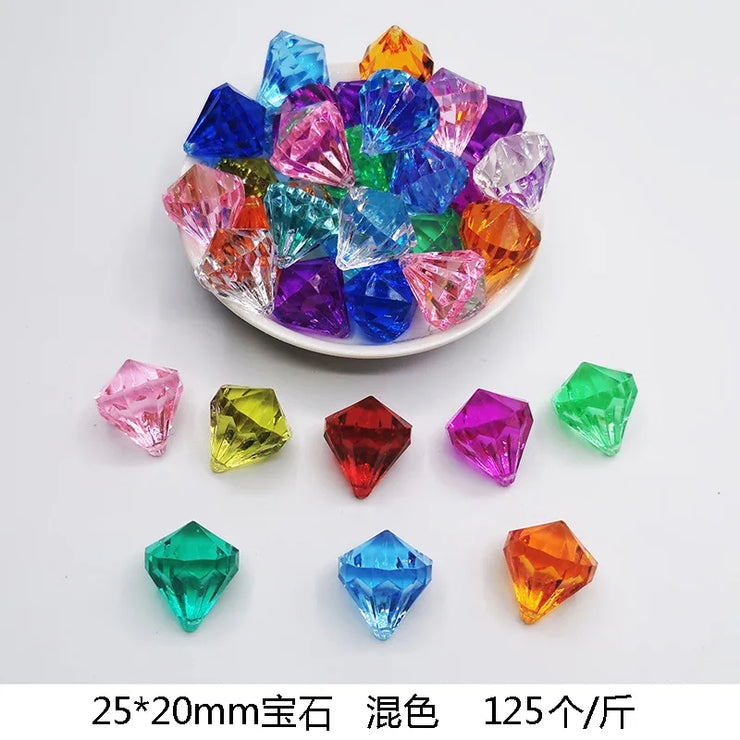 Montessori Light Table Education Toys Open Material Accessories transparent bear dimond Kindergarten Toddler Preschool tooll