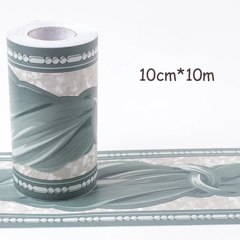 Adhesive Skirting Line Decor Baseboard Corridor Floor Borders Sticker