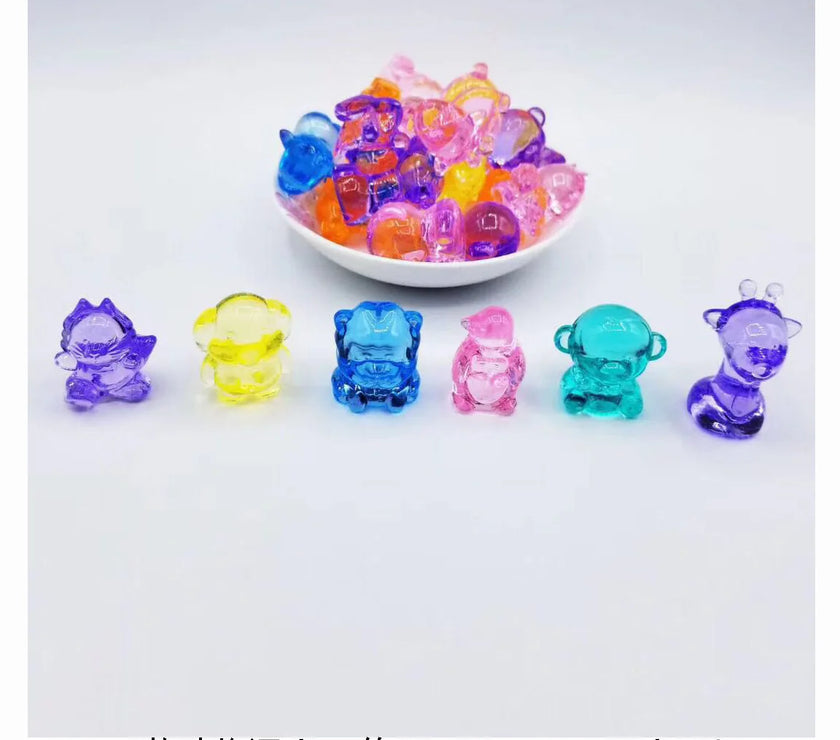 Montessori Light Table Education Toys Open Material Accessories transparent bear dimond Kindergarten Toddler Preschool tooll
