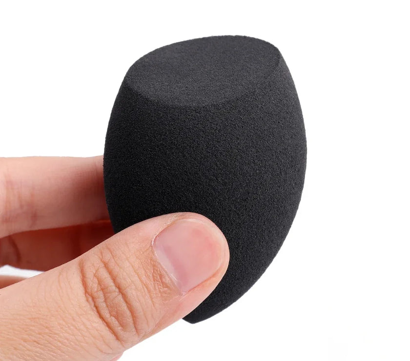 1Pcs Black Makeup Sponge Puff Beauty Egg Face Foundation Powder Cream Sponges Cosmetic Puff Powder Puff Makeup Beauty Tools