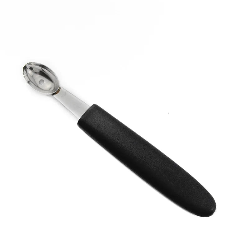 Multifunctional Single Head Stainless Steel Fruit Dig Ball Spoons Portable Ice Cream Melon Scoops Kitchen Tools