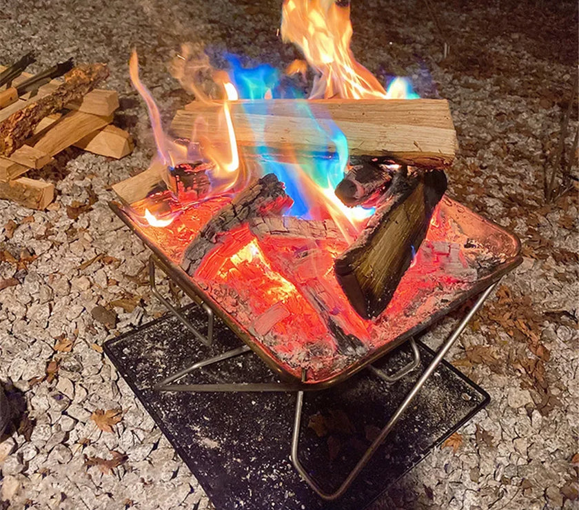 30g Bonfire Pyrotechnics Magic Trick Party Fireplace Colorful Magic Fire Happy Fire Camping Hiking Recreation Outdoor Gadgets