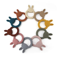 1Pcs Food Grade Baby Silicone Teether To1Pcs Food Grade Baby Silicone Teether Toy Cartoon Rabbit Nursing Teething Ring BPA Free Newborn Health Molar Chewing Accessoriesy Cartoon Rabbit Nursing Teething Ring BPA Free Newborn Health Molar Chewing Accessories