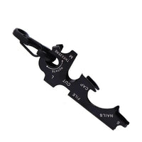 1 Key Ring Keychain Multifunction Carabiner Gear Clip Pocket Quickdraw Multipurpose Gadget Multitool Outdoor Tools