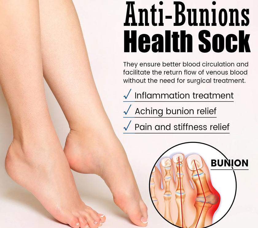 Anti-Bunions Health Sock Pain Stiffness Relief For Outdoor Sports Foot Care Socks Heels Warm Breathable man Meias de Cuidado