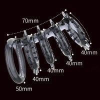 Men Delay Ejaculation Semen Lock Ring Enlargement Extender Penis Sex Toys