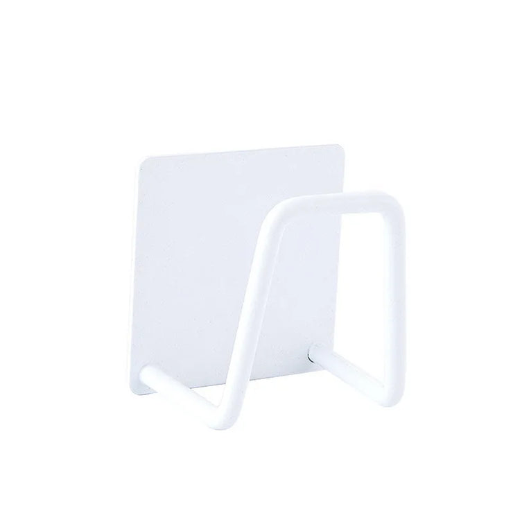 Adhesive Sink Drain Racks Stainless Steel Sink Wall Storage Racks Hooks