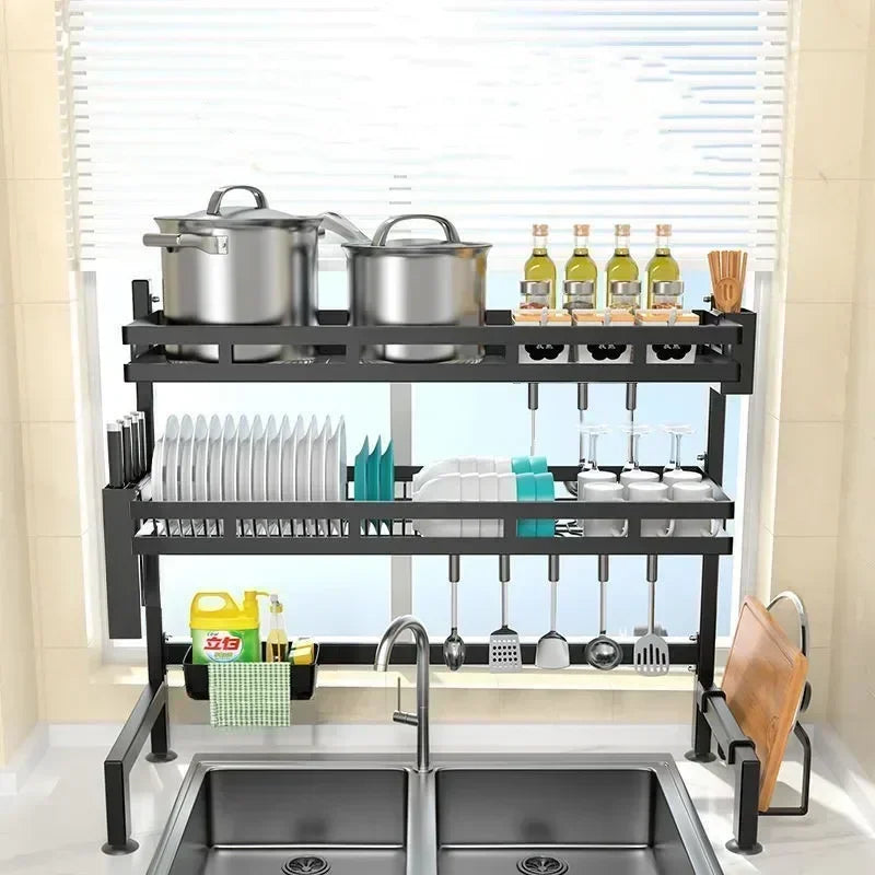 Sink Dish Storage Rack Seaoning Tableware Draning Kitchenware Kitchen Accessories