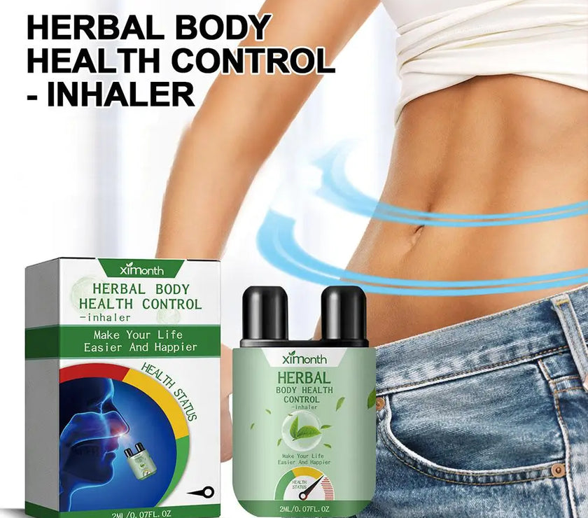 2ml Herbal Body Health Control Inhaler Cleaning Nasal Liver Cleanser With Vegan Repair Nasal Suction Stick Body Care