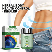 2ml Herbal Body Health Control Inhaler Cleaning Nasal Liver Cleanser With Vegan Repair Nasal Suction Stick Body Care