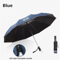 Song Max F0 Qin G3 I3 Han Car Fully Automatic Reflective Umbrella Folding Sunshade Accessories