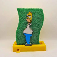 Funny Kitchen Storage Cartoon character Sponge Holder Sink Drain Rack Basket Household Supply Accessories Cocina Gadgets Cozinha