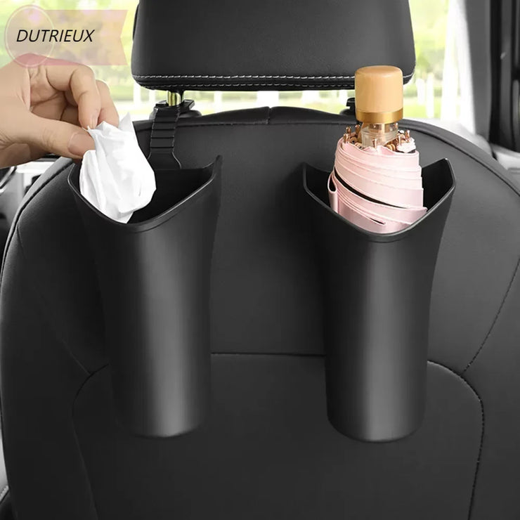 Car Umbrella Storage Box Versatile Space Saving Auto Umbrella Rack Holder Car Backseat Cup Holder Car Garbage Can