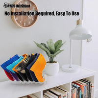 7 Holes Acrylic Hat Baseball Cap Display Rack Durable Clear Acrylic Hat Holder For Home Closet Storage Organization Stores Decor