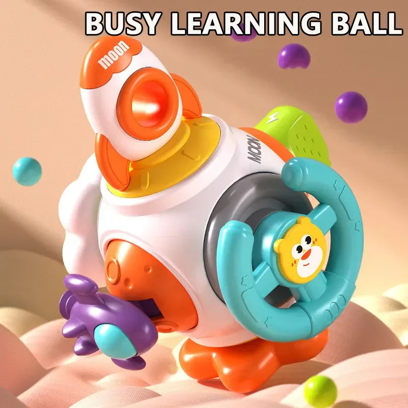 Toddler 1 2 3 Years Baby Sensory Toys Activity Busy Board Puzzle Cube