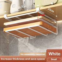 Cabinet Basket Storage Shelf Cutting Board Rack Kitchen Closet Rack