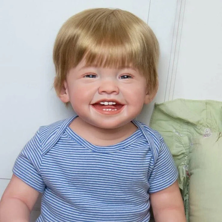 23inch Unfinished Reborn Doll Kit Mila Toddler Fresh Color DIY Soft Touch with Body and Eyes