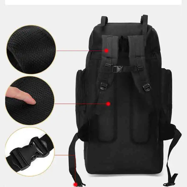 Outdoor Travel Shoulder Hiking Trekking Trip Luggage Tactical Bags Mountaineering