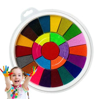 Toxic Finger Ink Pads Kindergarten DIY Art Painting Supplies