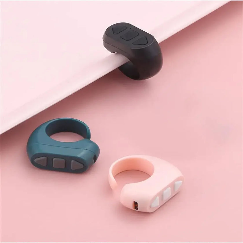 Fingertip Controller Wireless Bluetooth Mobile Selfie Lazy Artifac Tiktok Remote Control Ring Mobile Phone