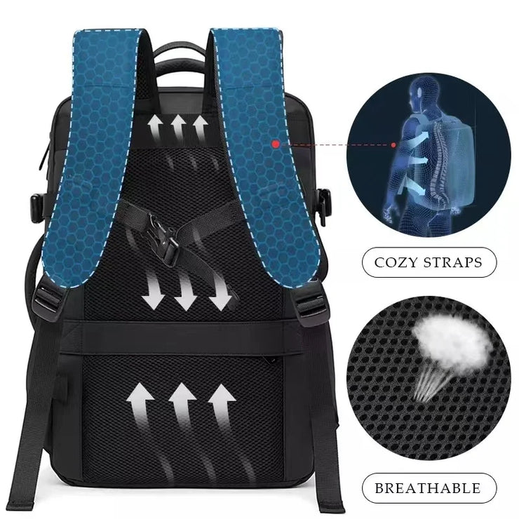 Laptop Backpack Man Large Capacity Hiking Travel Bag Male Backpacks Women
