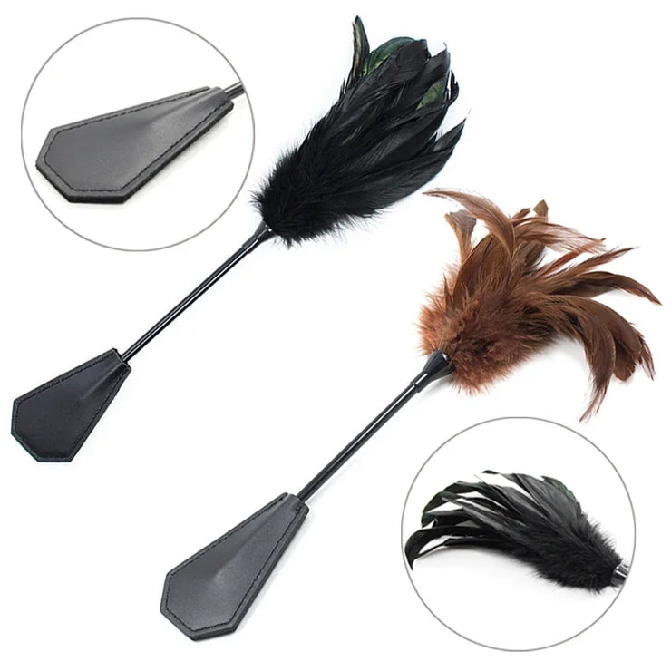 Feather whip flirting toys couples tickle foreplay teasing novelty toys adult offbeat temperament and interest articles for use