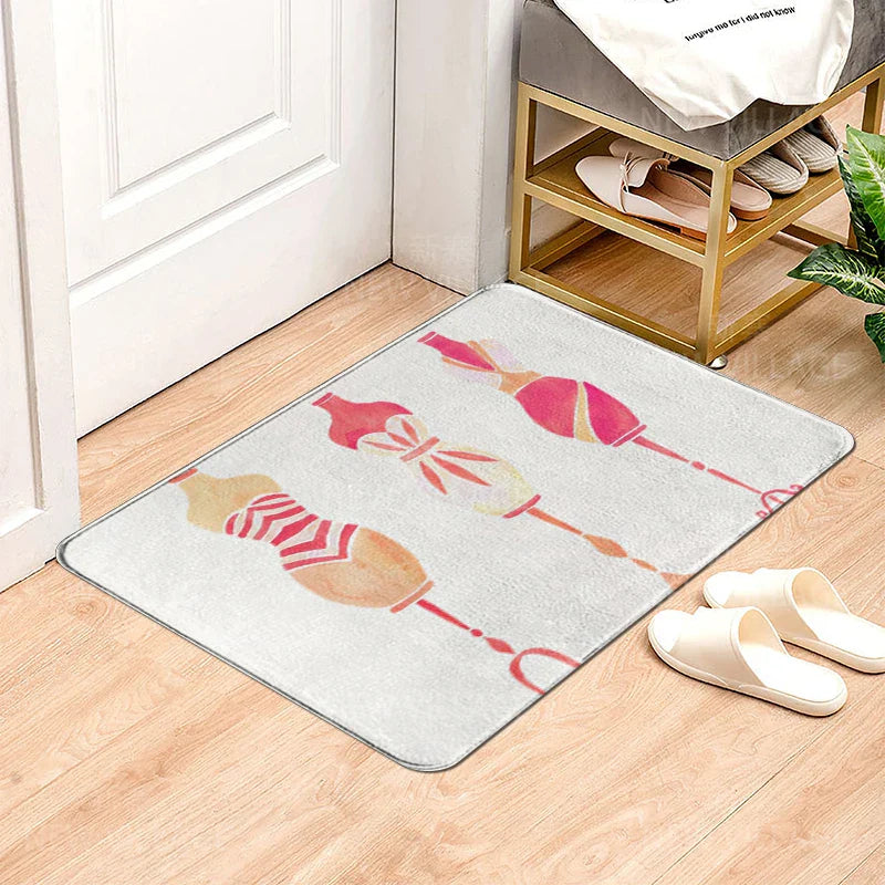 House entrance carpet Home door mat Modern Ground mat bird Nordic style Room Bath mat Foot bathroom