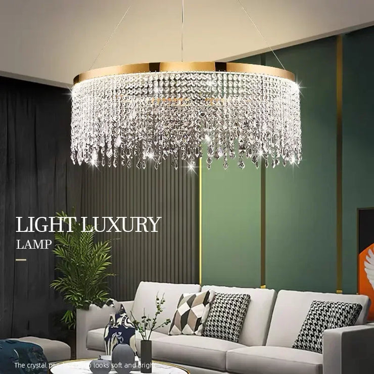 Living Dining Room Circle Hanging Lamp Home Decor LED Fixture
