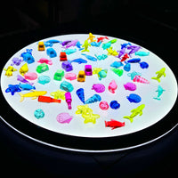 Montessori Light Table Education Toys Open Material Accessories transparent bear dimond Kindergarten Toddler Preschool tooll