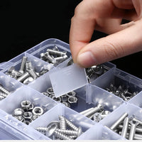 6 10 15 24 Grids Home Storage Organization Plastic Storage Box Eco-Friendly Jewelry Earring Screw Holder Case Display Organizer