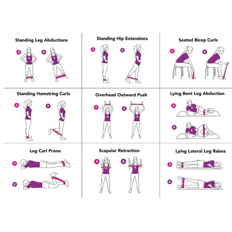 elastic workout bands