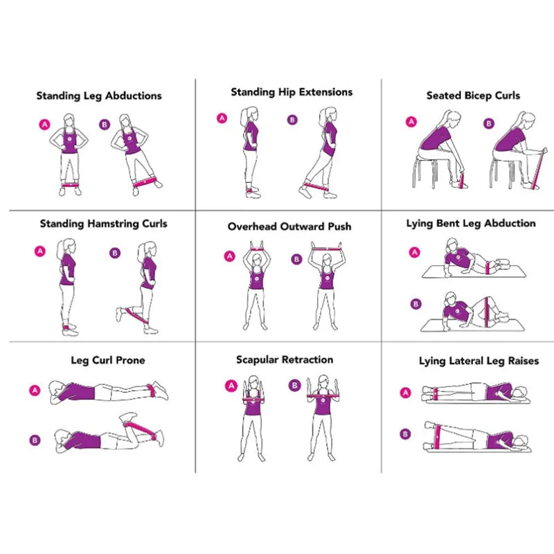 elastic workout bands