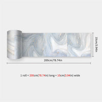 10X200cm Long Strip Wall Stickers Floor Kitchen Bathroom Living Room Skirting Line Wall Decor Waterproof Peel & Stick Wallpaper