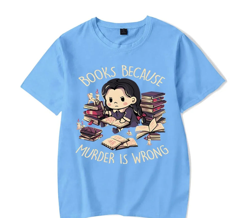 Wrong Letter Women Short Sleeves Harajuku Fashion Oversize Study Tee