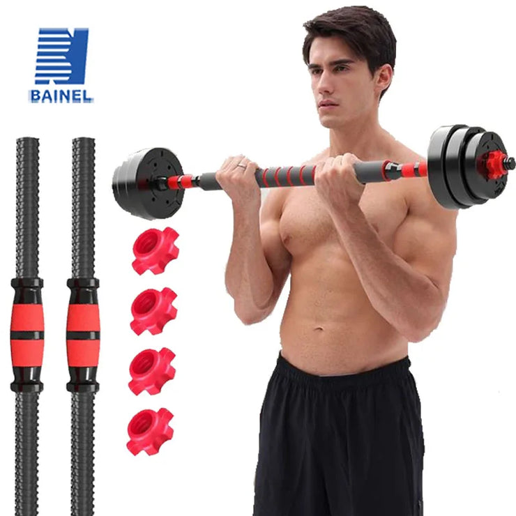 Barbell Buckle Barbell Bar Threaded Dumbbell Handles Powerlifting Fitness Equipment
