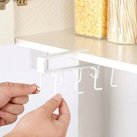 Shelf Storage Rack Organizer Hook Home Organization