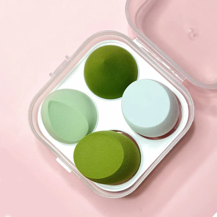 Wet Combined Beauty Cosmetic Ball Foundation Powder Puff Bevel Cut Make