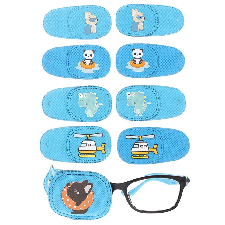6Pcs Children Health Care Kids Occlusion Medical Lazy Amblyopia Eye Patches Eyeshade For Kids Strabismus Treatment Vision Care