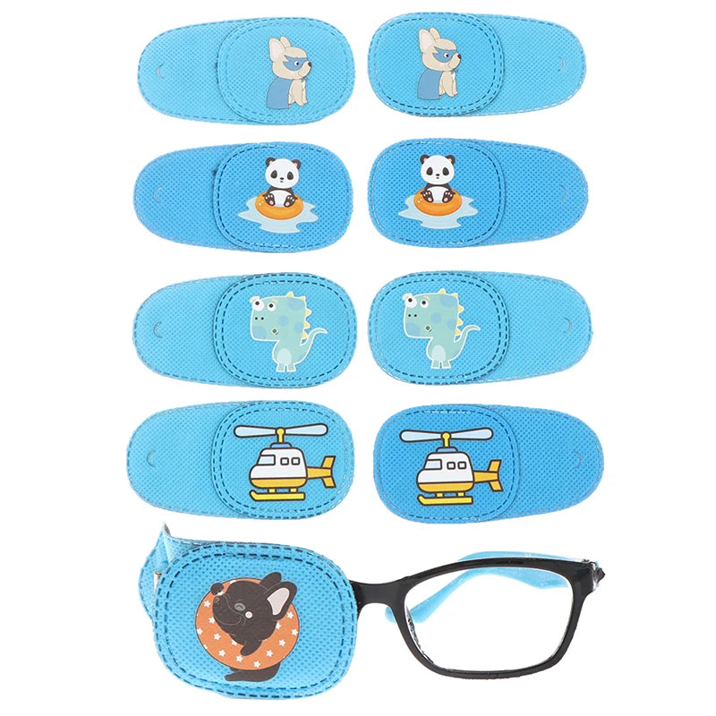 6Pcs Children Health Care Kids Occlusion Medical Lazy Amblyopia Eye Patches Eyeshade For Kids Strabismus Treatment Vision Care