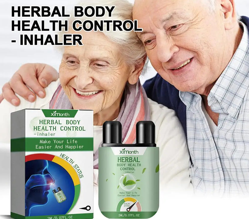 2ml Herbal Body Health Control Inhaler Cleaning Nasal Liver Cleanser With Vegan Repair Nasal Suction Stick Body Care