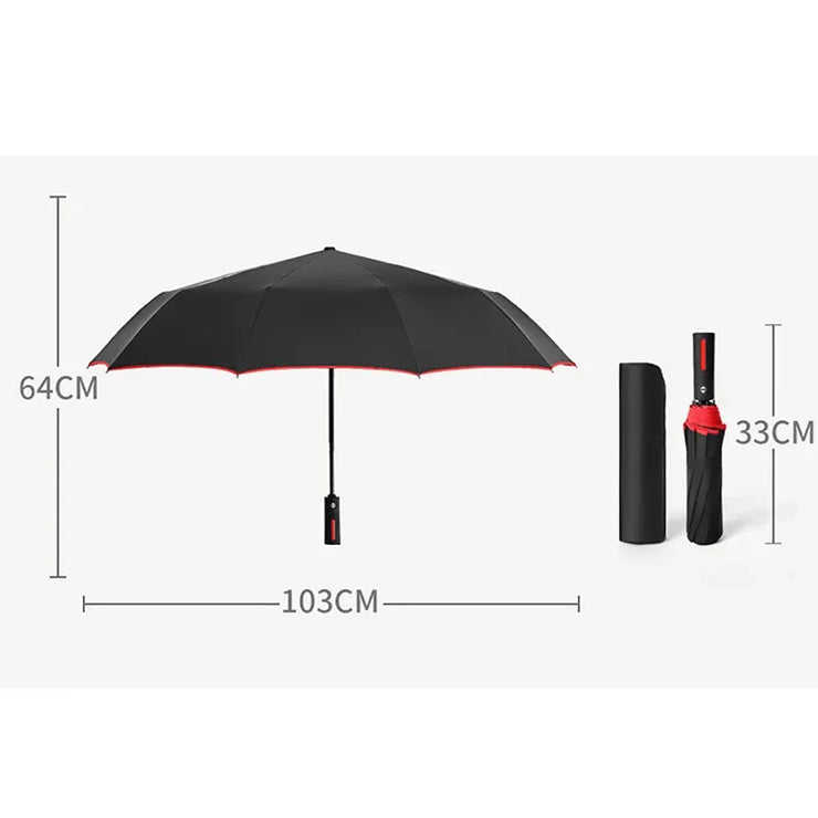 car automatic folding windproof sunshade umbrella
